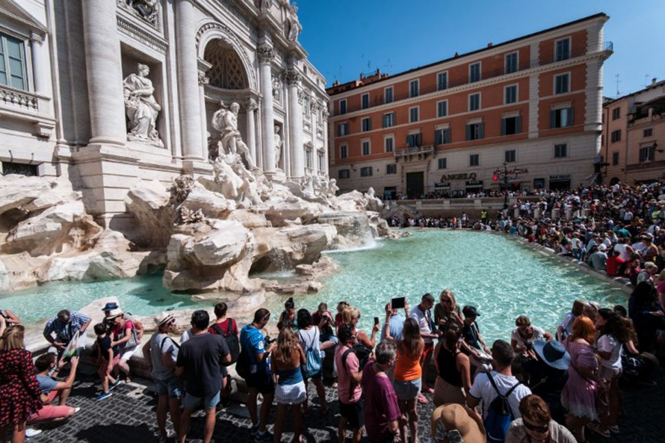 Fontaine de Trévi à Rome (© Andrea Ronchini / NurPhoto / AFP)